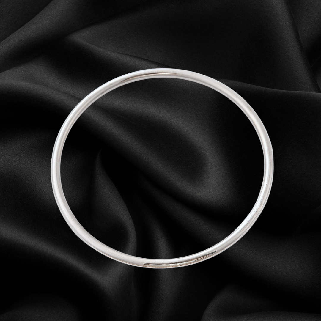 Sleek Stackable Stainless Steel Bangle